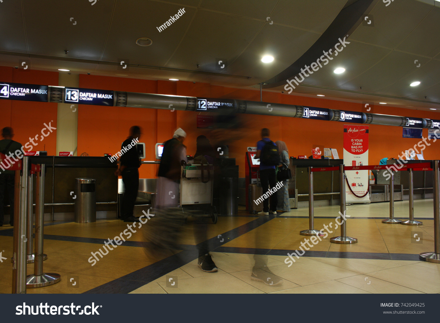 Photo Check Counter Sultan Ismail Petra Stock Photo 742049425 ...