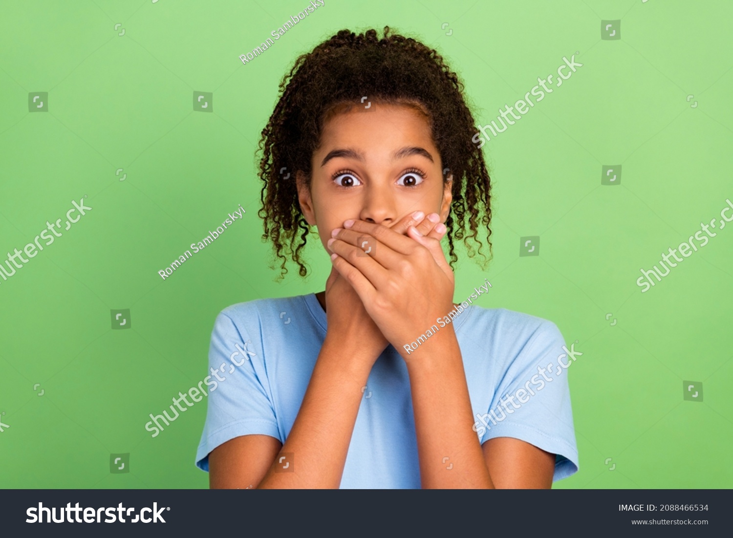 Photo Young Black Preteen Girl Cover Stock Photo (Edit Now) 2088466534