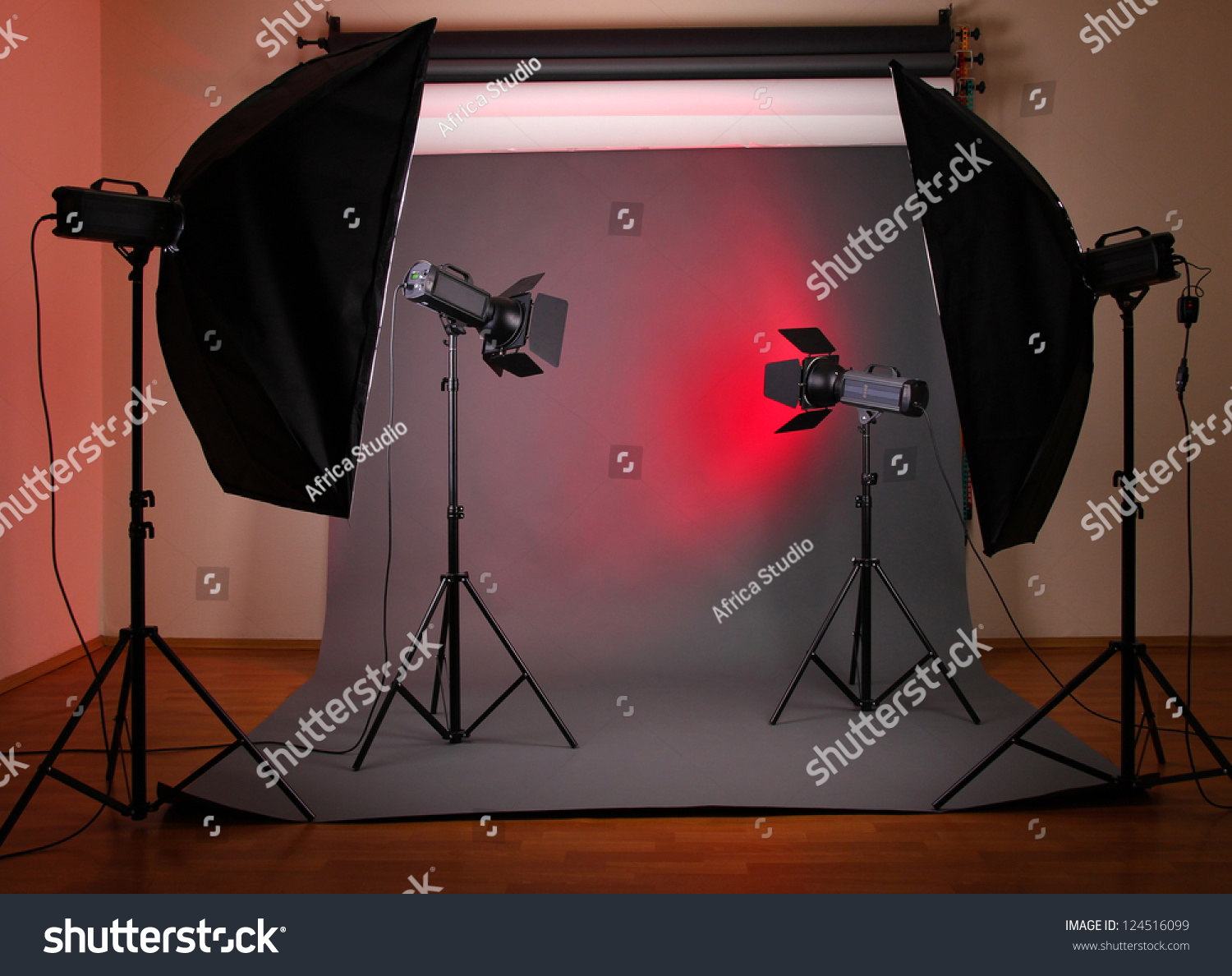 Photo Studio Lighting Equipment Stock Photo 124516099 | Shutterstock