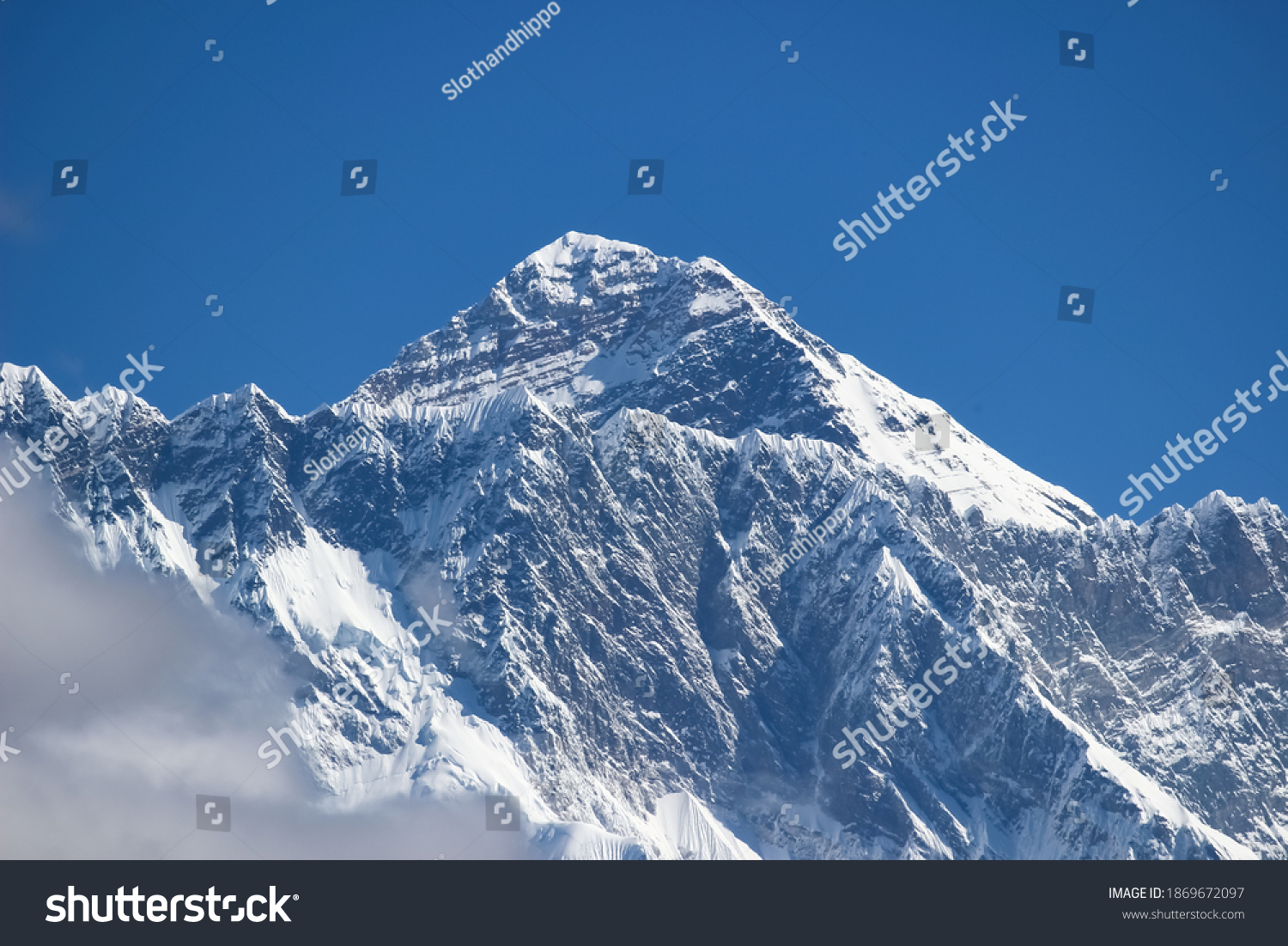 Photograph Mount Everest Highest Mountain World Stock Photo (Edit Now ...