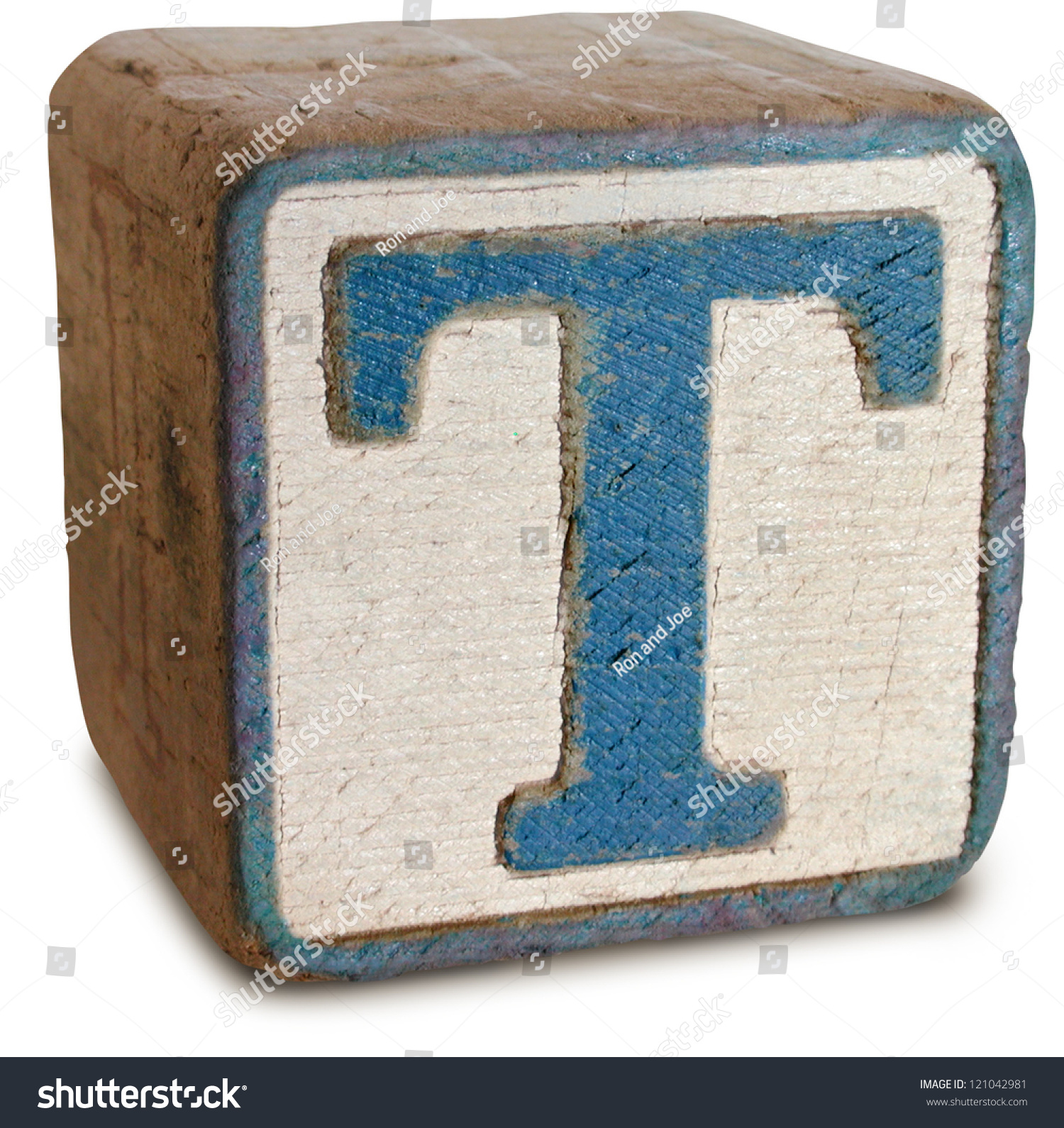 Photograph Of Wooden Block Letter T Stock Photo 121042981 : Shutterstock