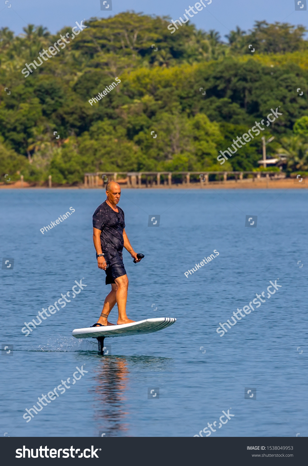 Phuket Thailand Oct 2019 Fliteboard Jetsurf Stock Photo Edit Now 1538049953