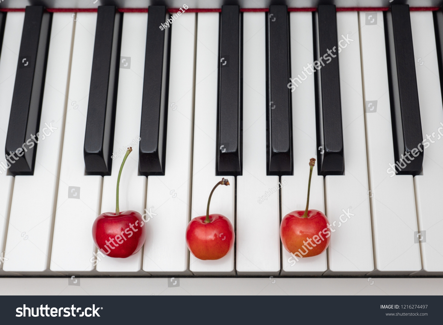 Piano Chord Dm D Minor Shown Stock Photo Edit Now 1216274497