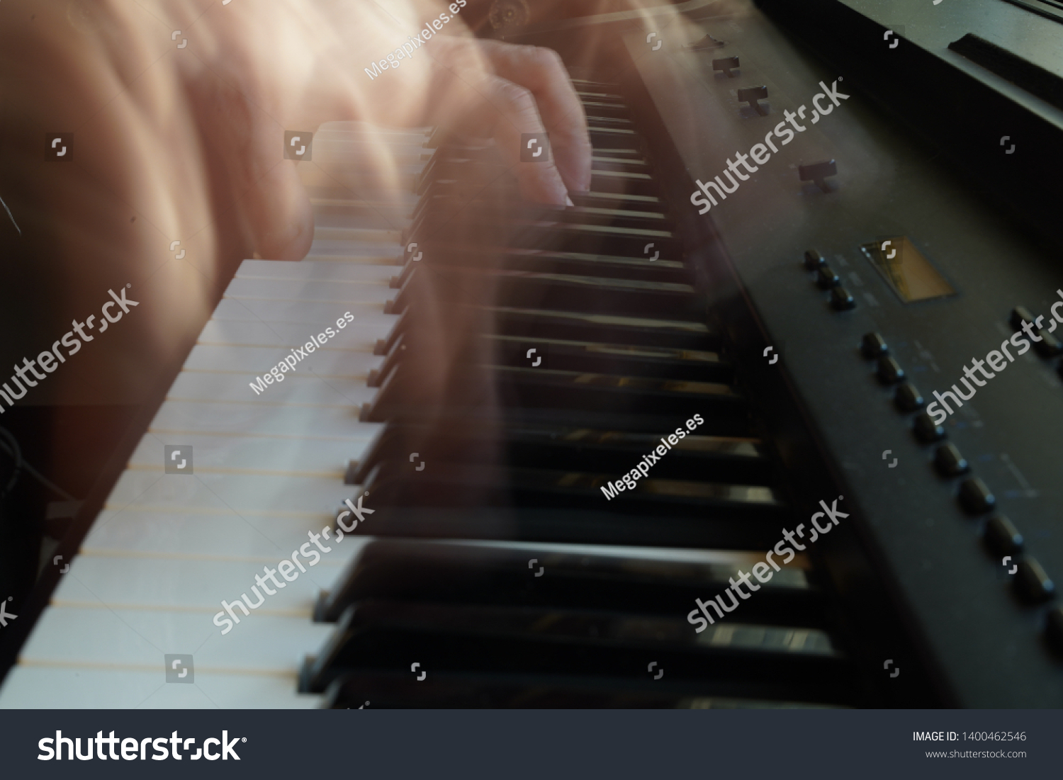 Piano Keys Side View Piano Keyboard Stock Photo 1400462546 | Shutterstock