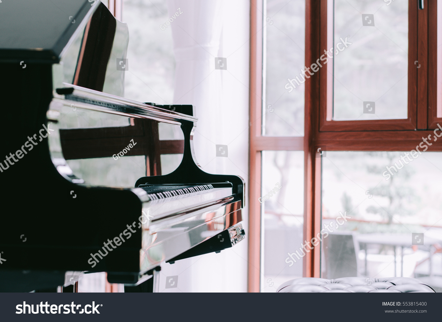 Piano Window Background Tone Color Stock Photo 553815400 | Shutterstock