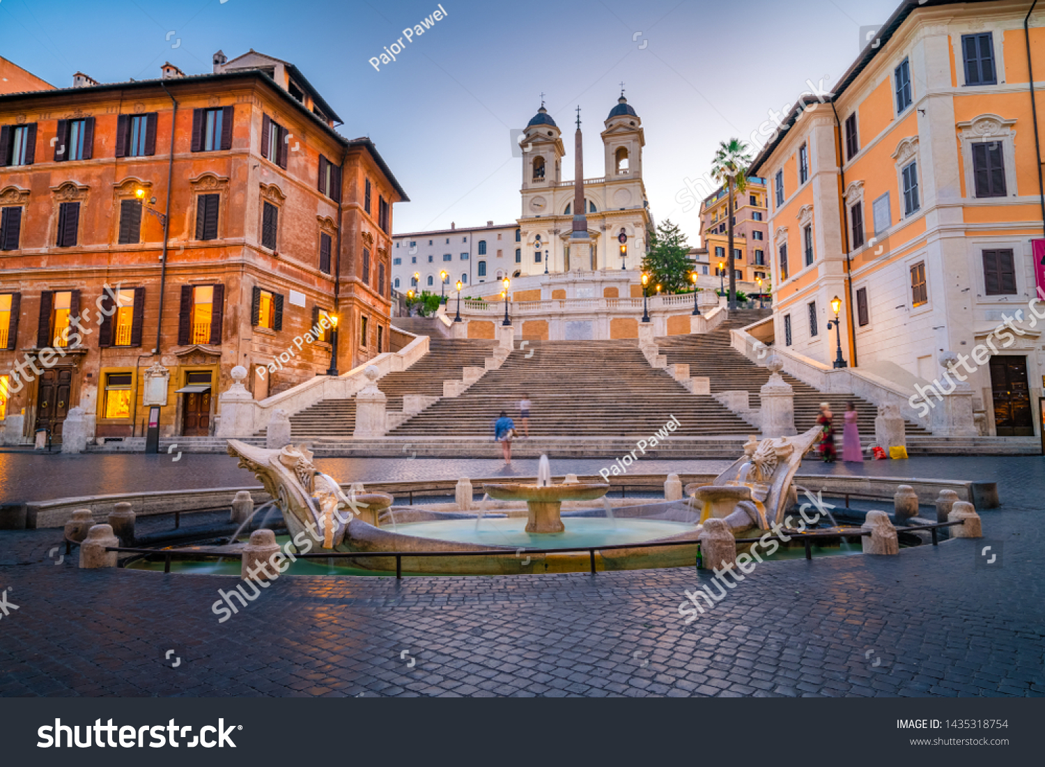 Piazza Di Spagna Square Spanish Steps Stock Photo Edit Now