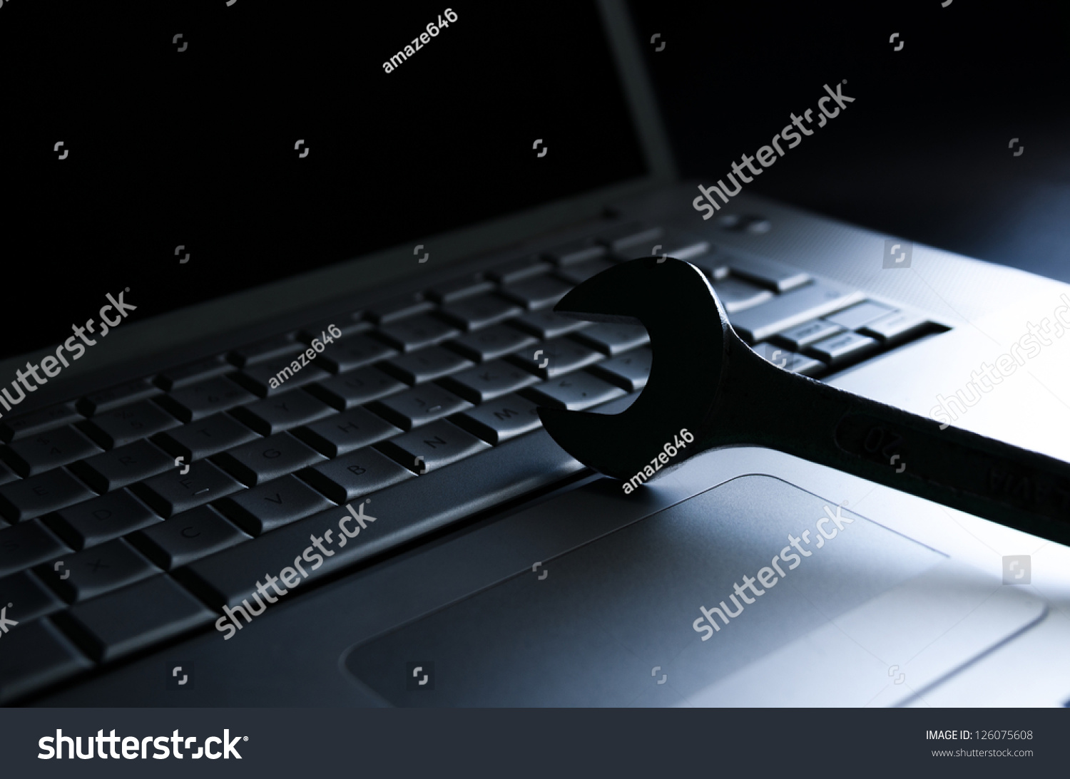 Picture Laptop Repairing Tool Computer Repair Stock Photo Edit Now 