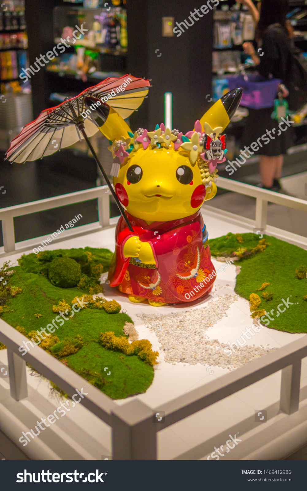 Pikachu Pokemon Statue Pokemon Store Kyoto Stock Photo Edit Now