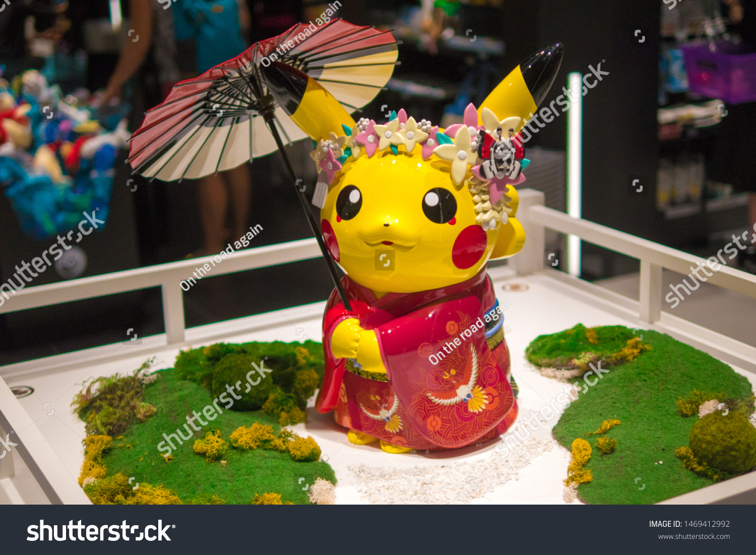 Pikachu Pokemon Statue Pokemon Store Kyoto Stock Photo Edit Now