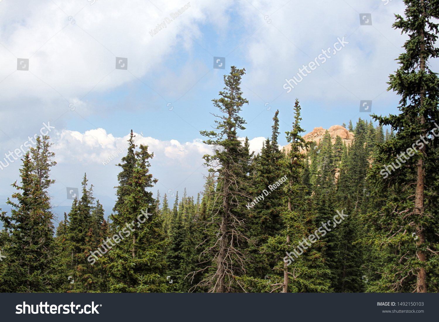 Pikes Peak Colorado Highest Summit Southern Stock Photo Edit Now