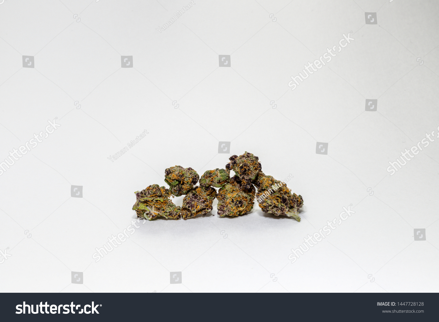 Pile Dark Purple Light Green Tangerine Stock Photo Edit Now