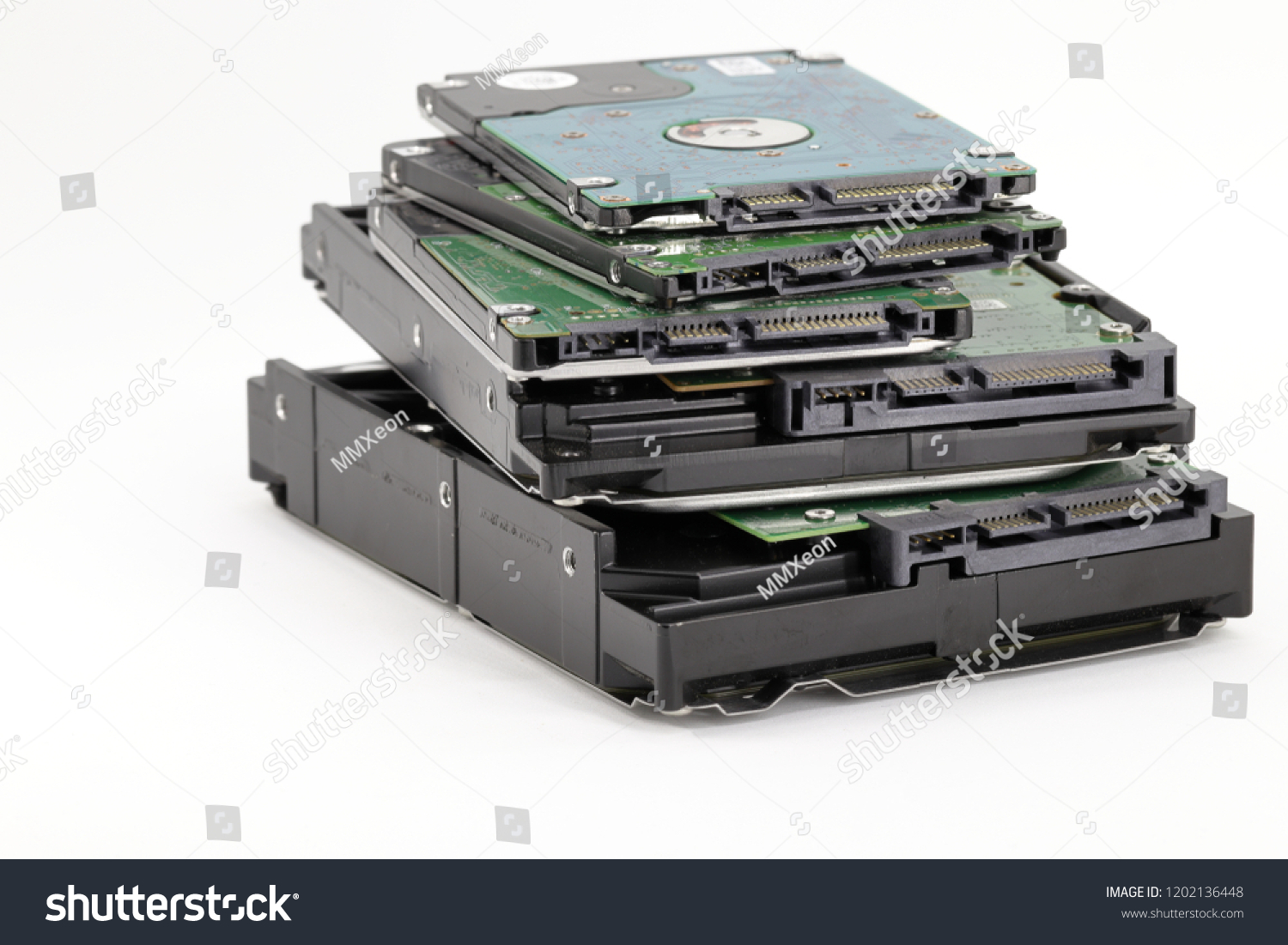Pile Multiple Size Multiple Format Hdd Stock Photo Edit Now