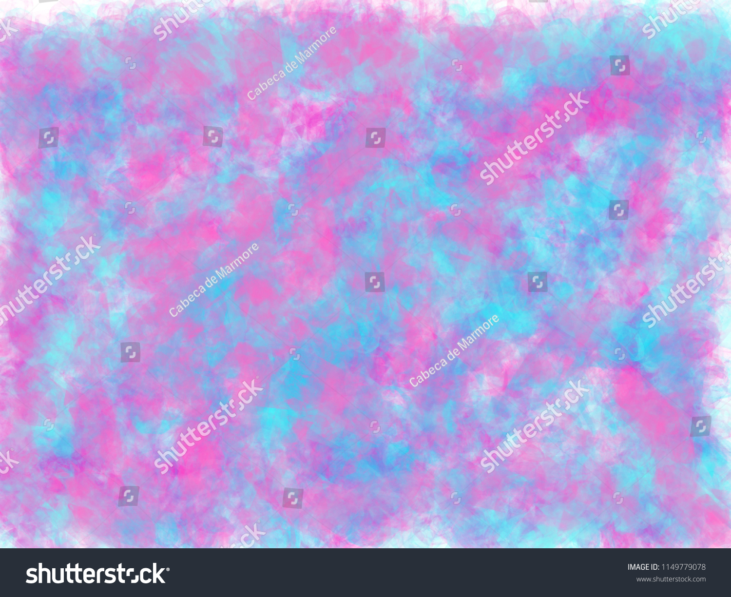 Pink Blue Bubblegum Pastel Background Stock Illustration 1149779078