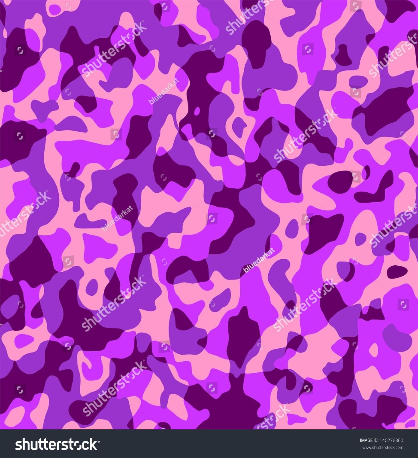 Pink Purple Camouflage Texture Pattern Stock Illustration 140276860 ...