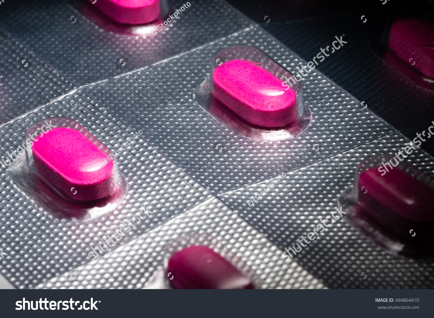 Pink Antihistamine Tablets Blister Pack Stock Photo (Edit Now ...