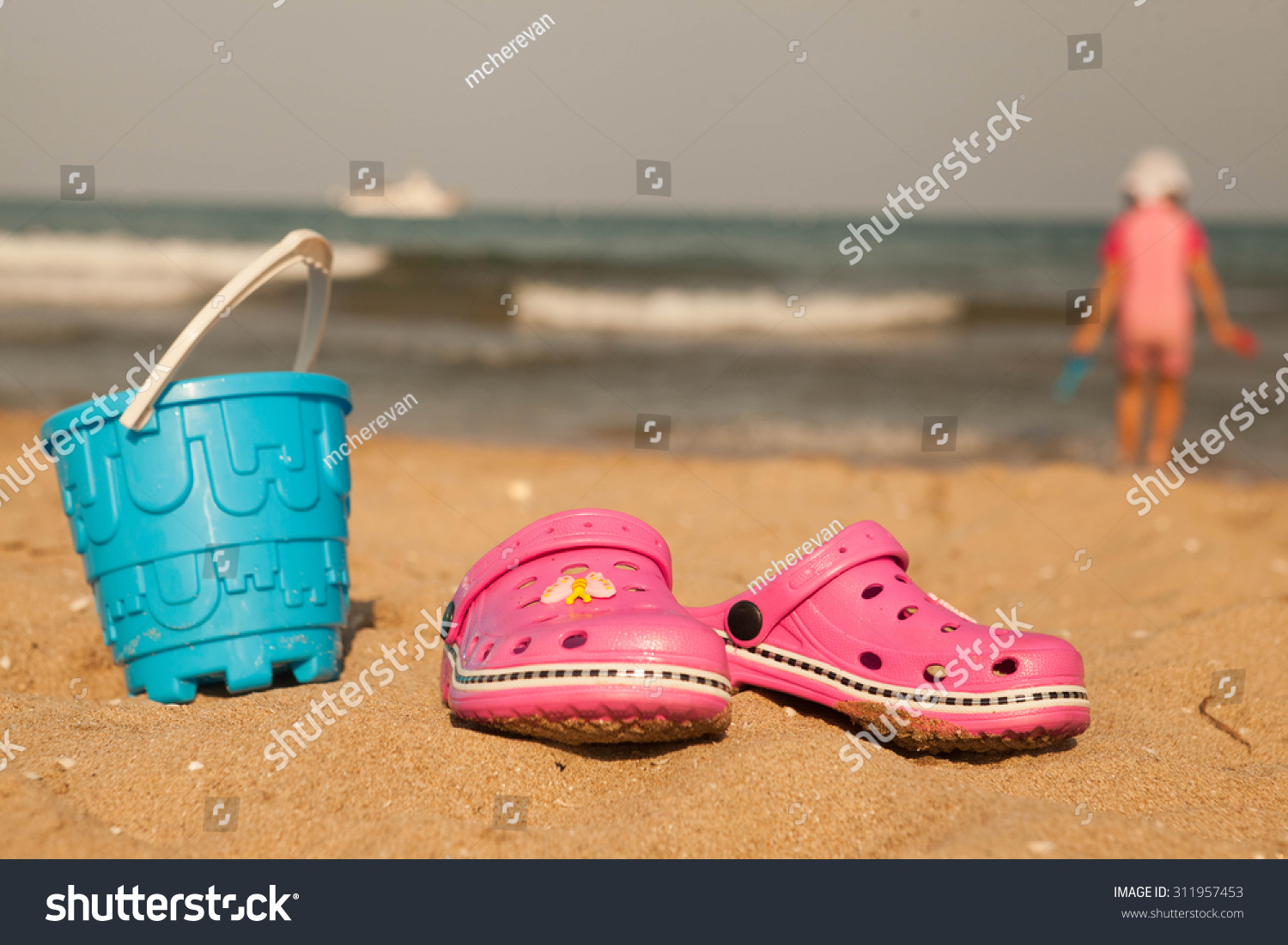 pink sand toys