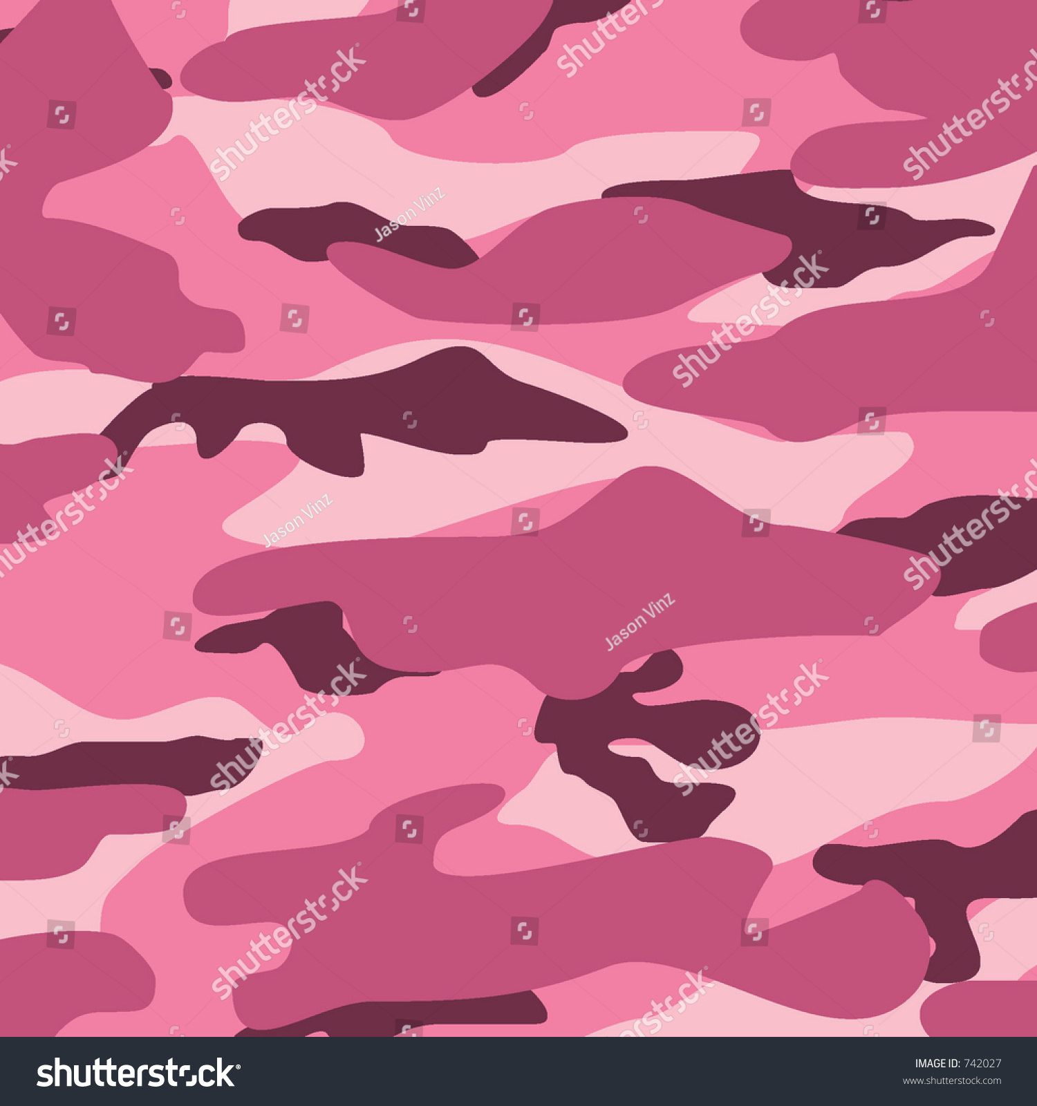 Pink Camouflage Pattern Stock Photo 742027 : Shutterstock