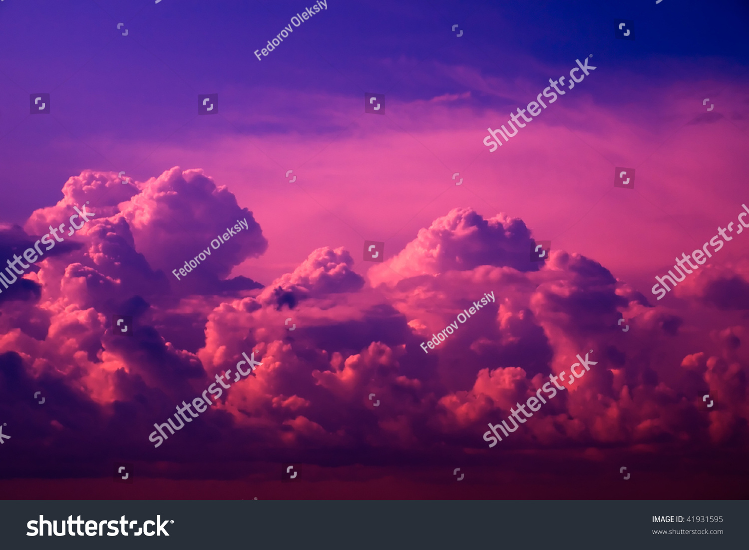 Image result for images of pink clouds in the dark