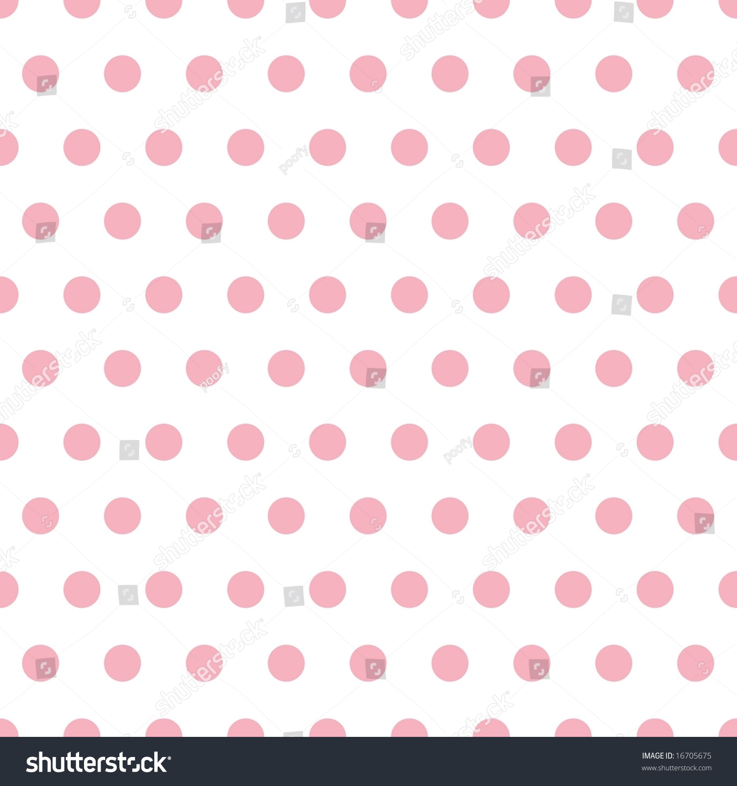 Pink Polka Dots Stock Photo 16705675 : Shutterstock