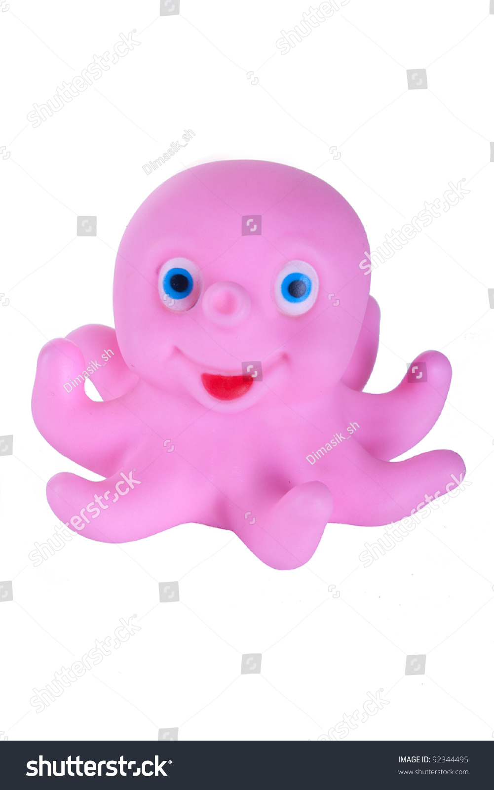 Pink Rubber Octopus Toy Stock Photo 92344495 - Shutterstock