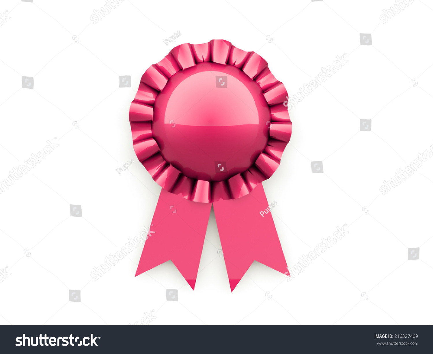 Pink Signet Rendered Stock Illustration 216327409