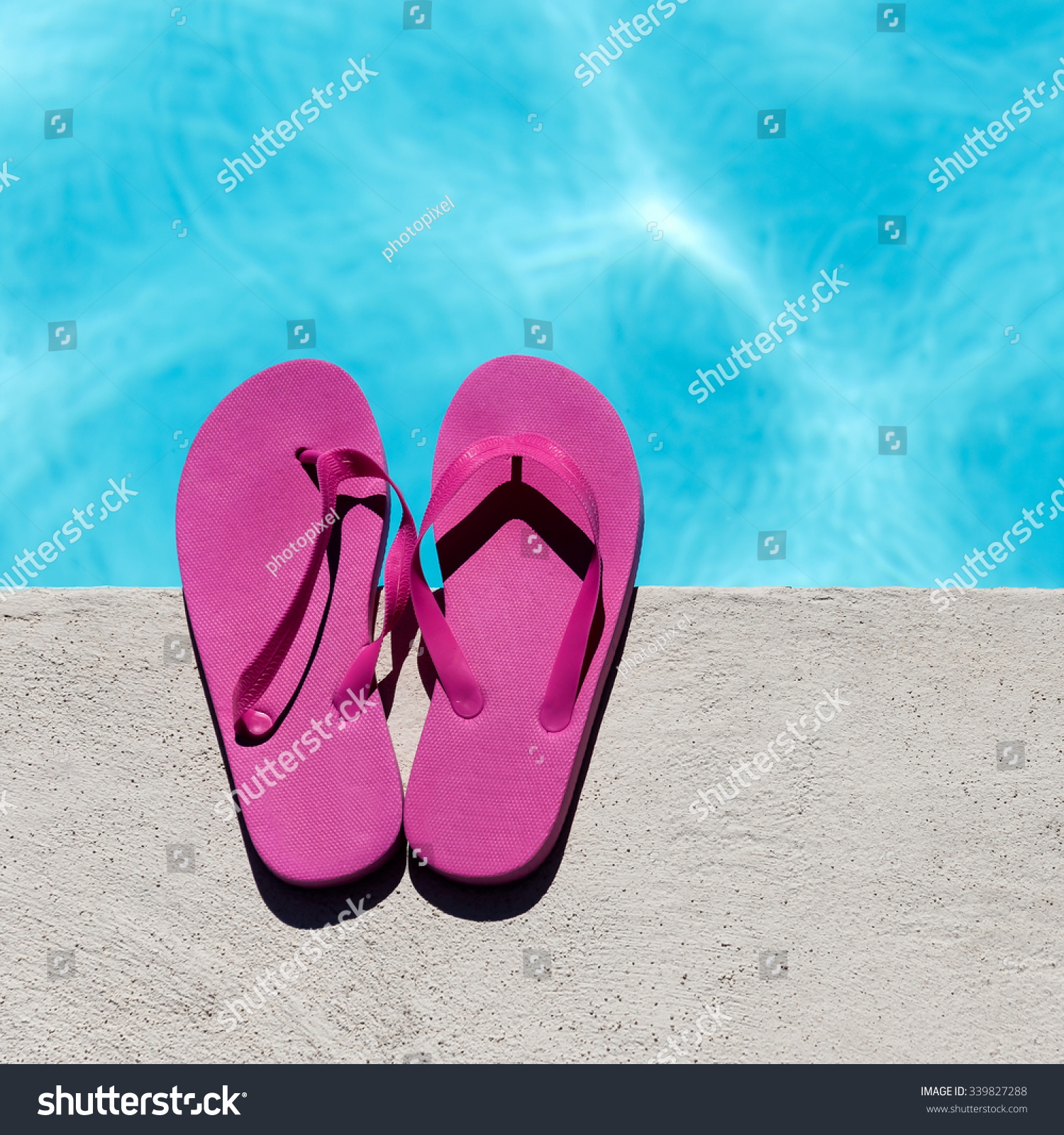 poolside slippers