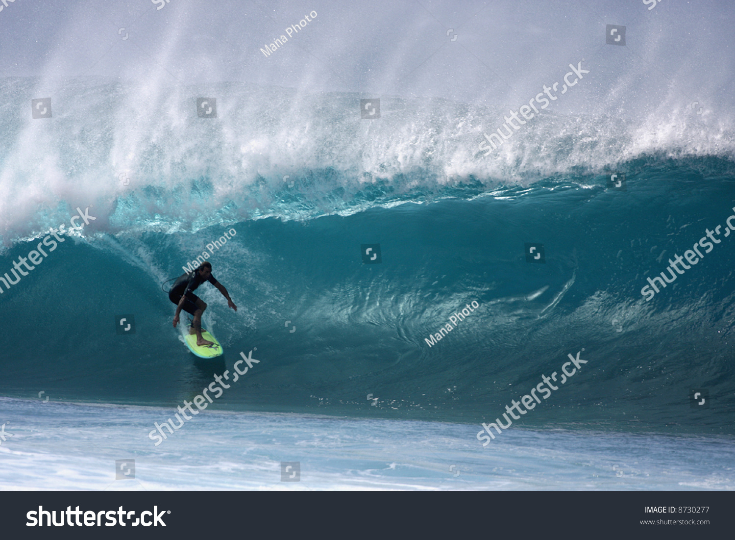 Pipeline Surfer - Nathan Fletcher Stock Photo 8730277 : Shutterstock