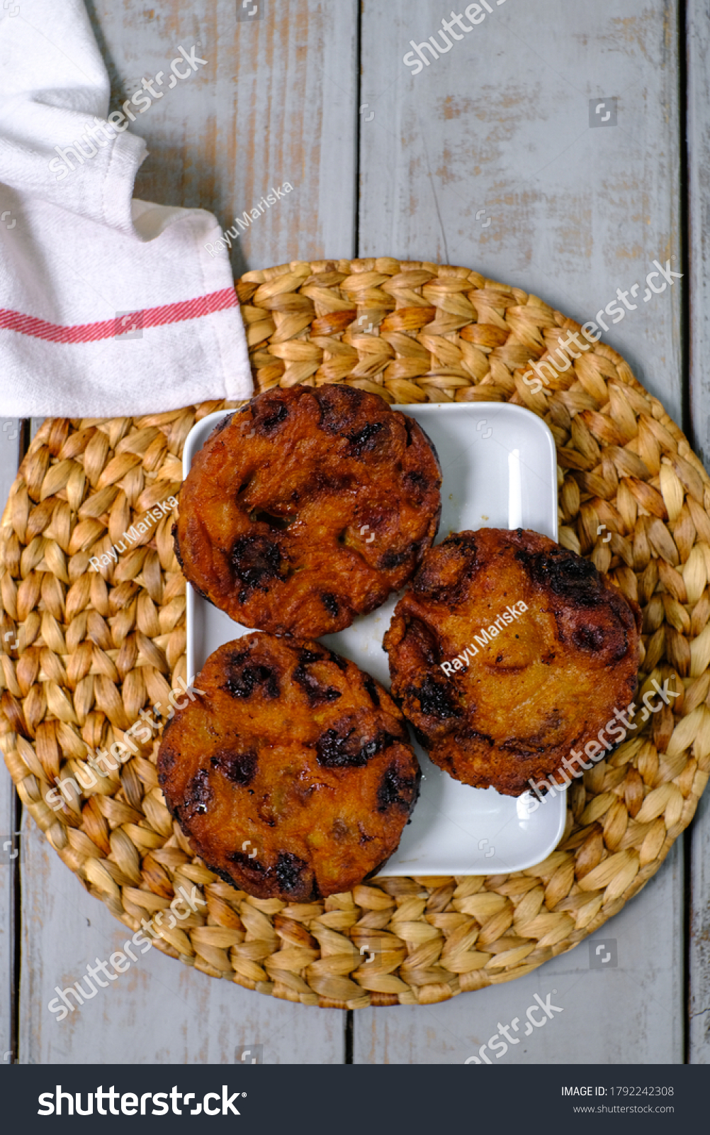 Pisang Goreng Madu Honey Fried Banana Stock Photo Edit Now 1792242308