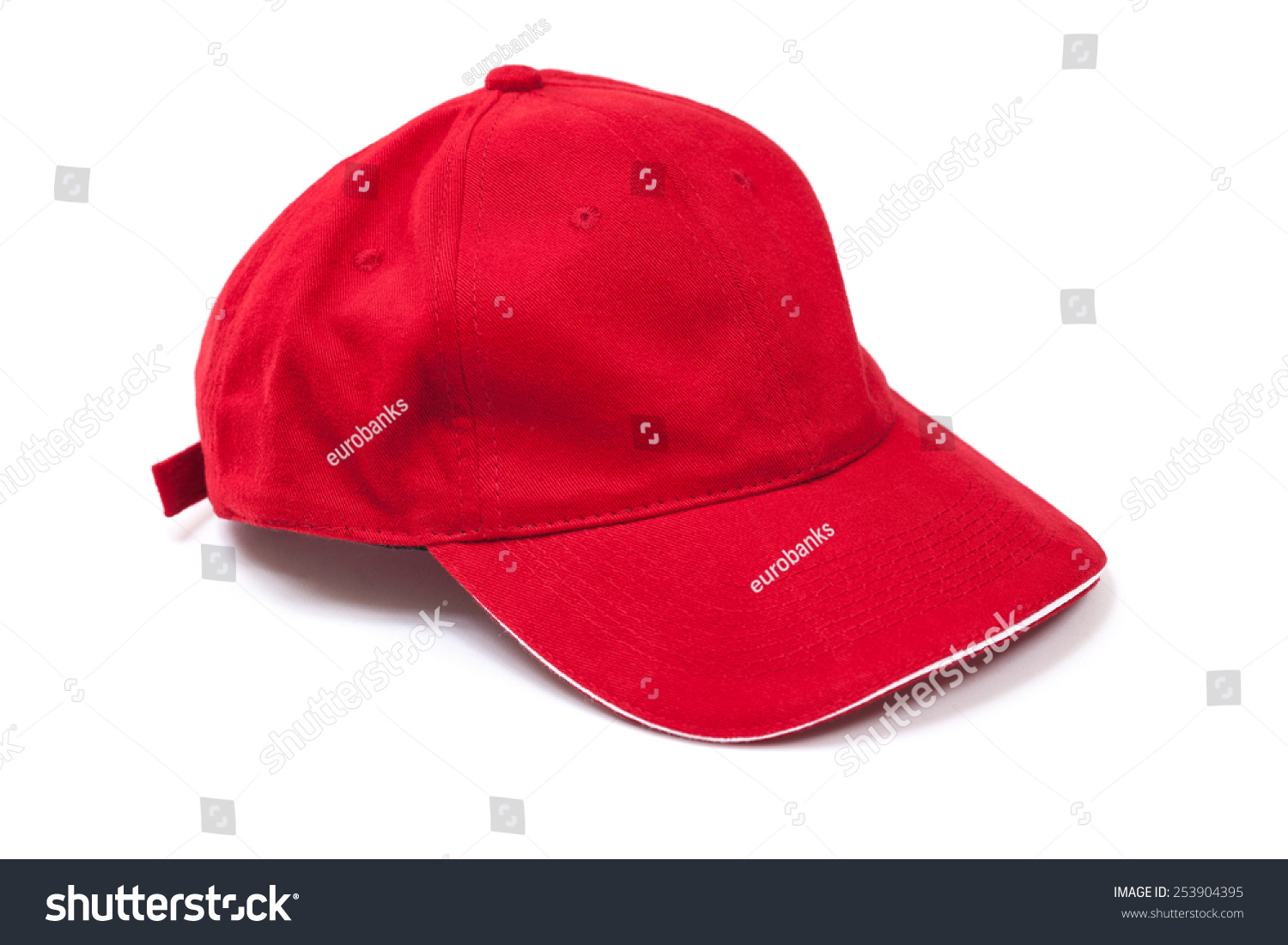 Plain Red Baseball Cap Isolated On Stock Photo 253904395 - Shutterstock