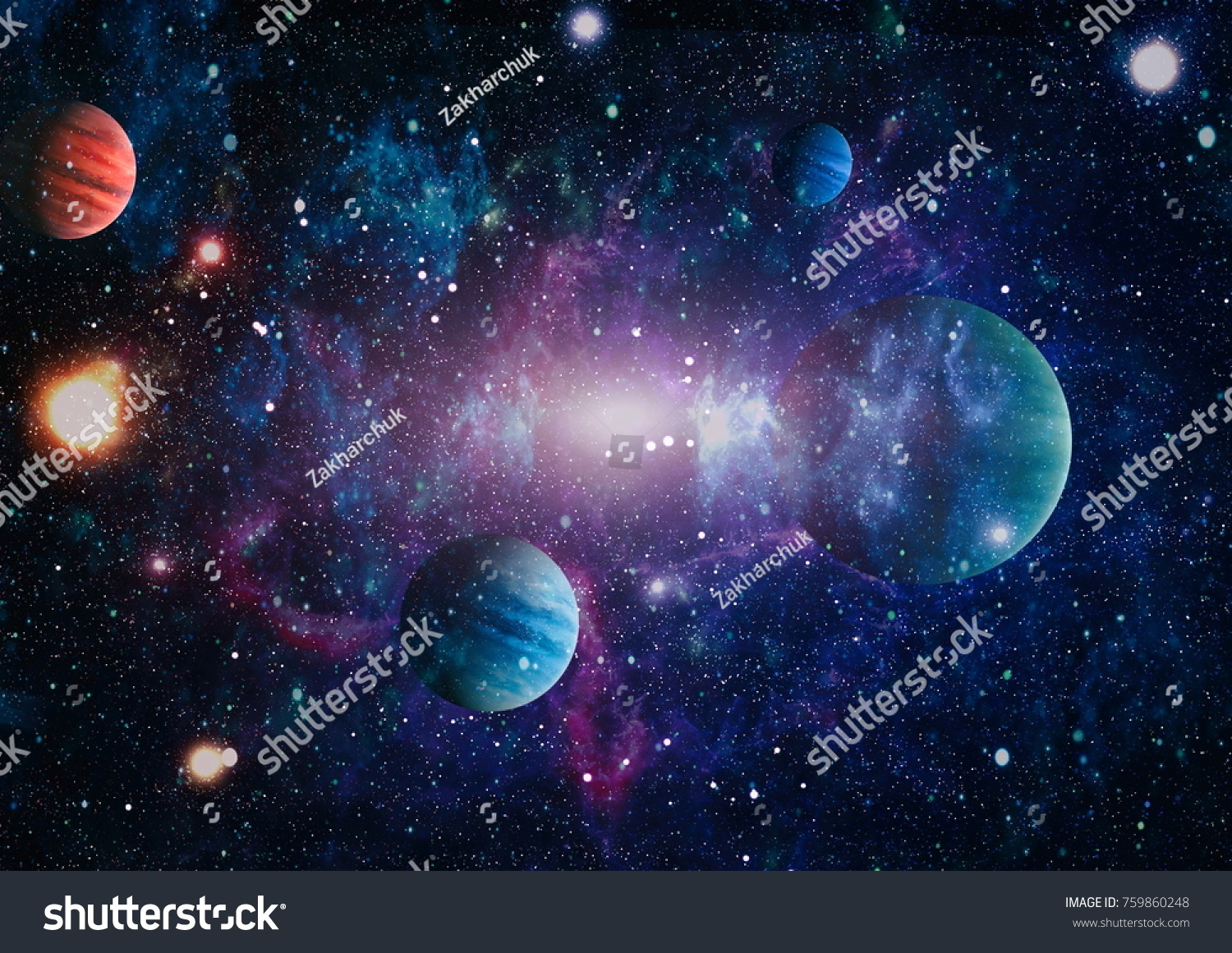 Planet painting Images, Stock Photos & Vectors | Shutterstock