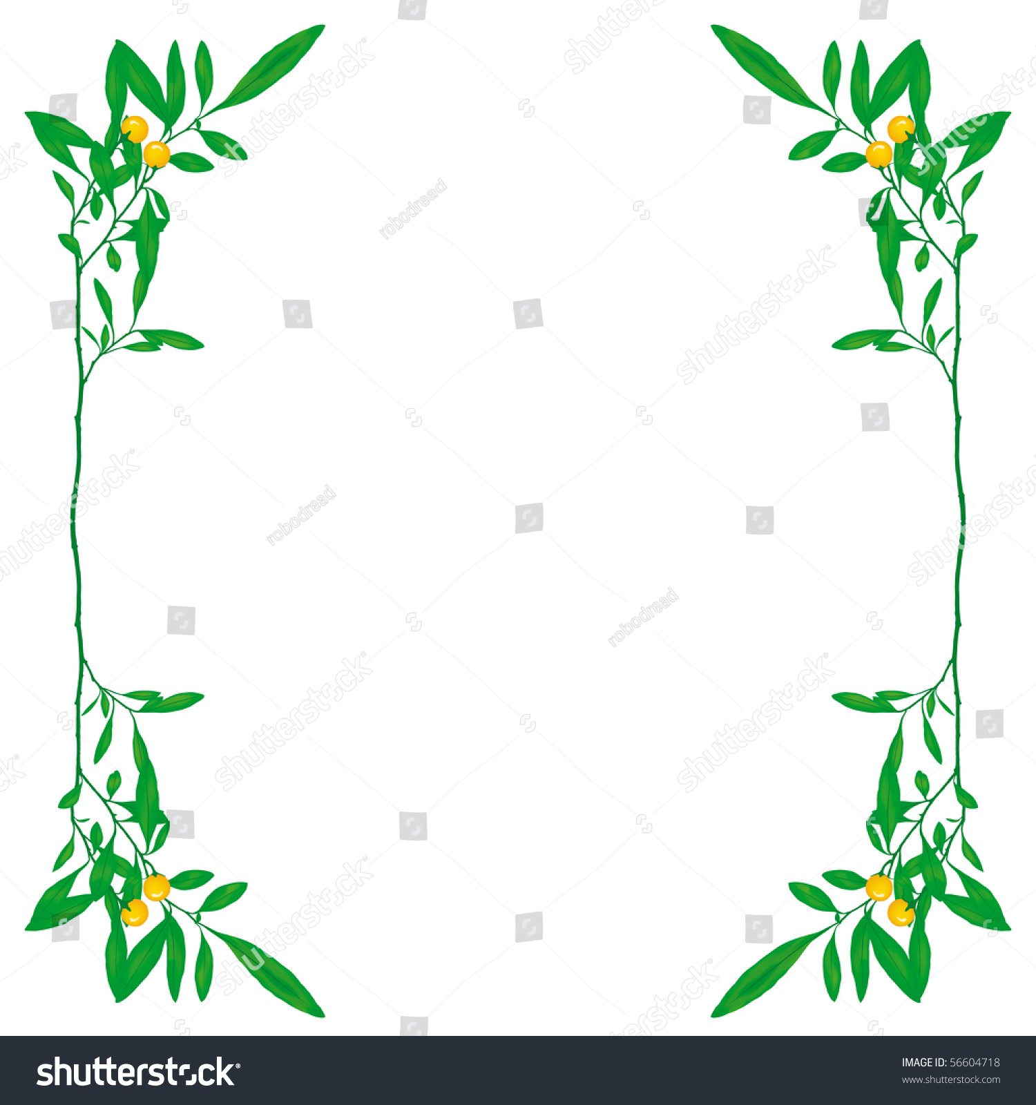 Plant Frame Stock Photo 56604718 : Shutterstock