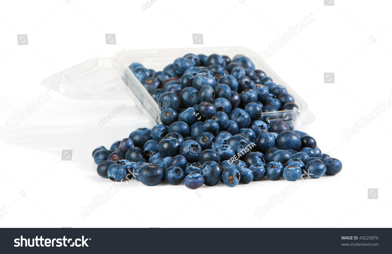 Download Plastic Container Overflowing Abundant Fresh Blueberries Stock Photo Edit Now 43225876 Yellowimages Mockups