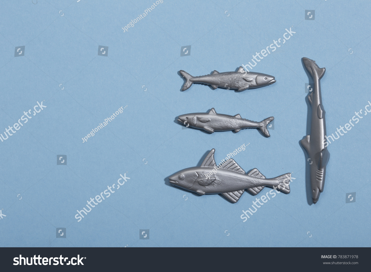 miniature plastic fish