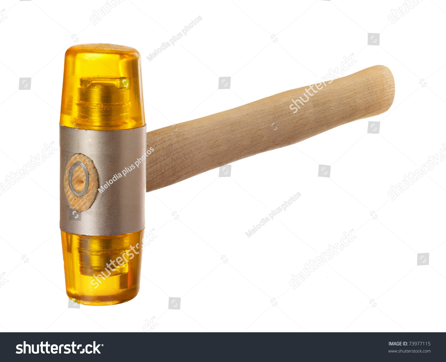 Plastic Hammer Isolated On A White Background Stock Photo 73977115 ...