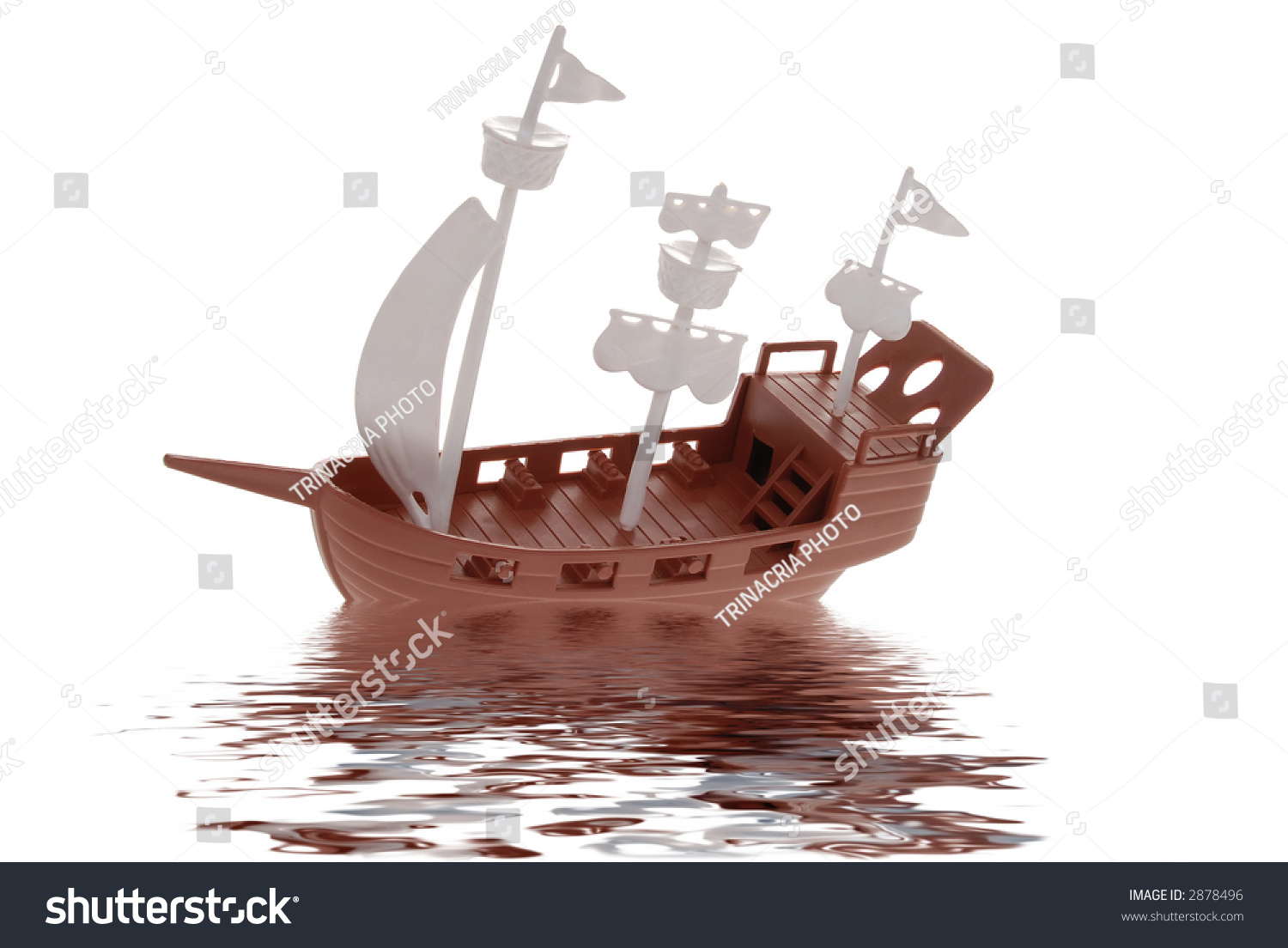 small toy pirate ship