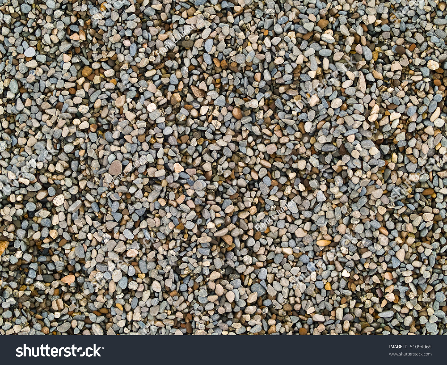 Playground Pea Gravel With Some Wet And Some Dry Stock Photo 51094969 ...