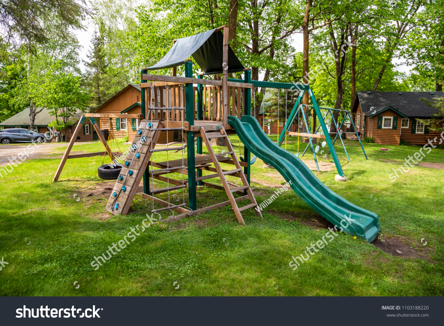 swing slide monkey bars