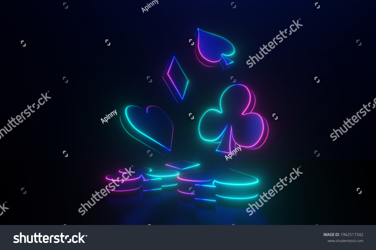 5,421 Neon playing cards Images, Stock Photos & Vectors | Shutterstock