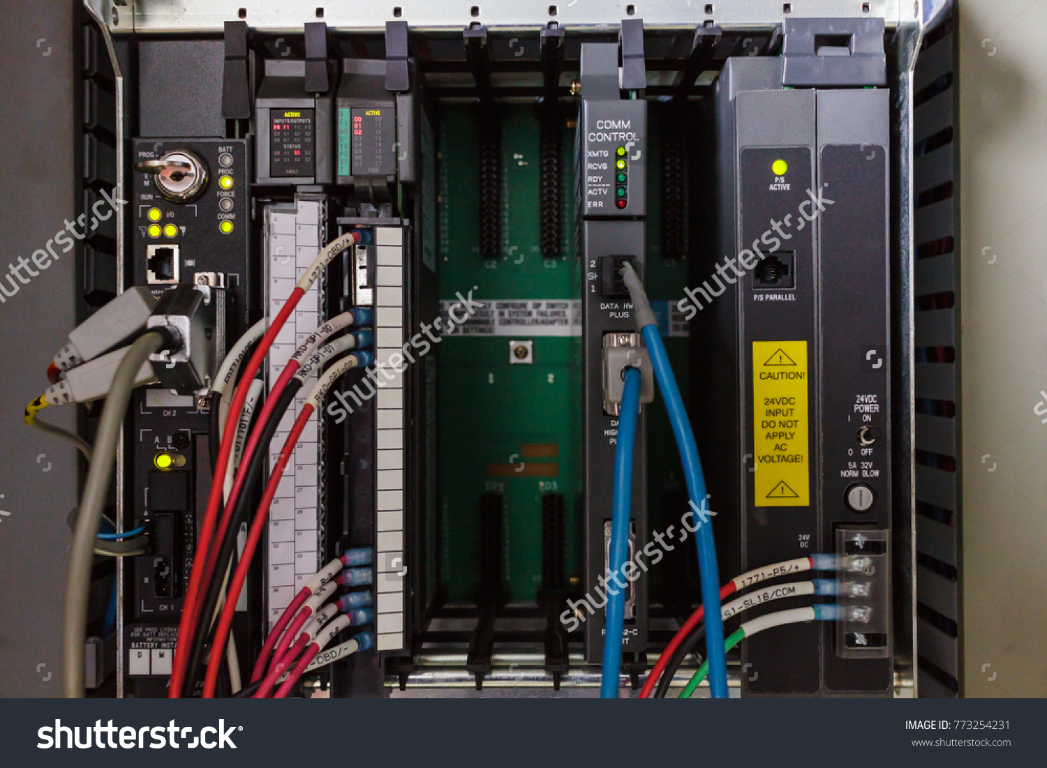 Plc Programmable Logic Controller Box Scada Stock Photo (Edit Now) 773254231