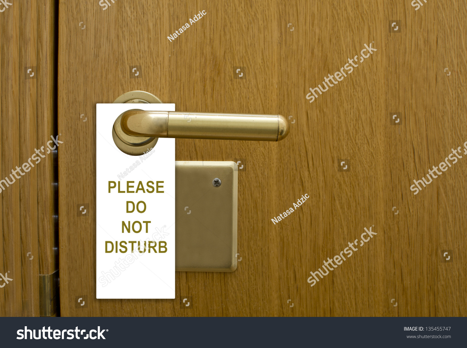 Please Do Not Disturb Message Common Stock Photo 135455747 - Shutterstock