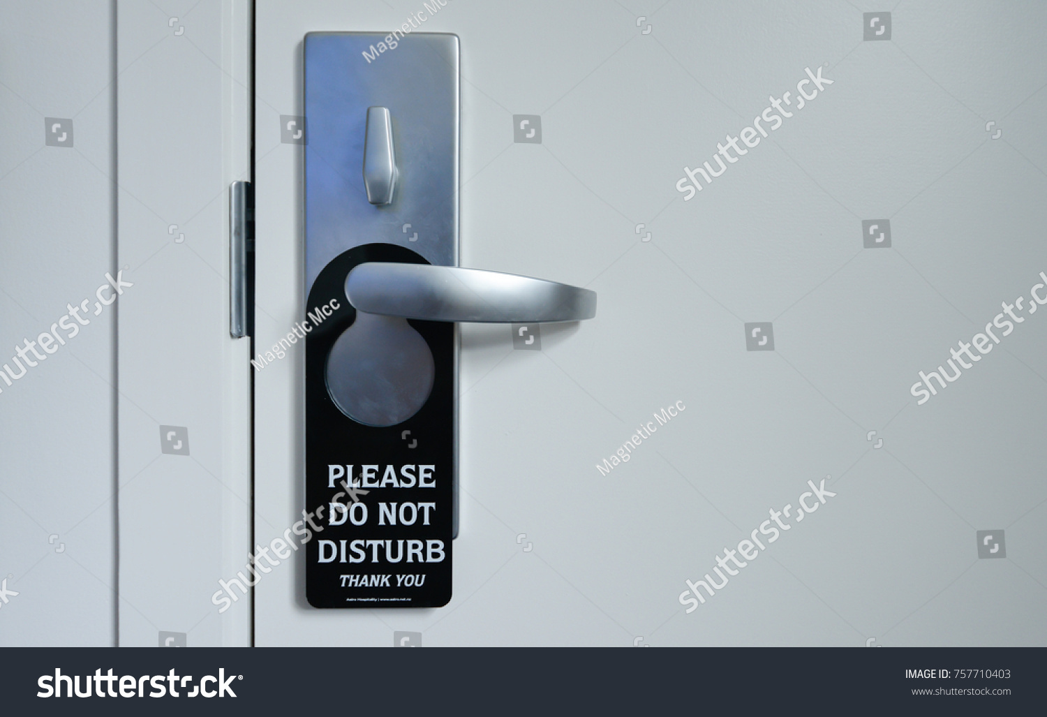 Please Do Not Disturb Sign Doorknob Stock Photo 757710403 | Shutterstock