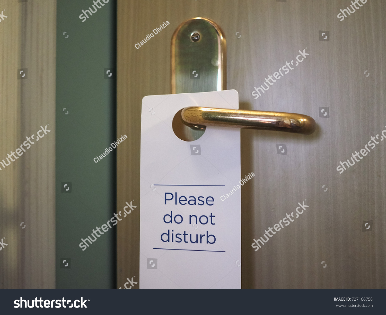 Please Do Not Disturb Sign On Stock Photo (Edit Now) 727166758