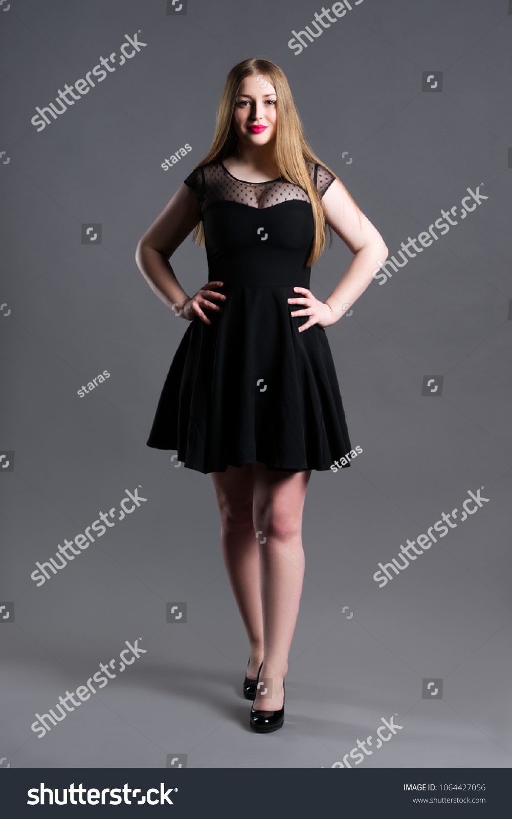 black dresses for full figured bodies