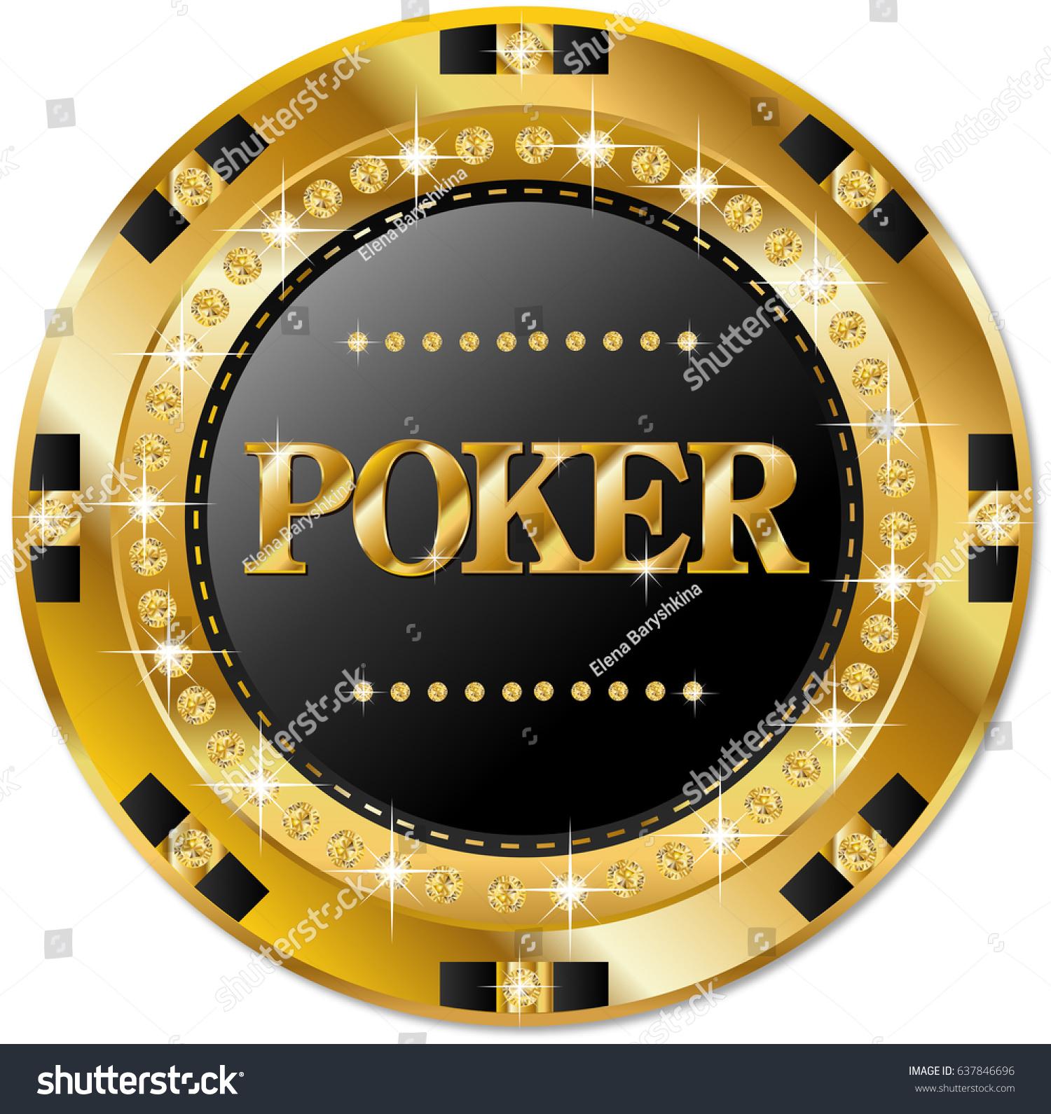 Poker Banner Stock Illustration 637846696 | Shutterstock