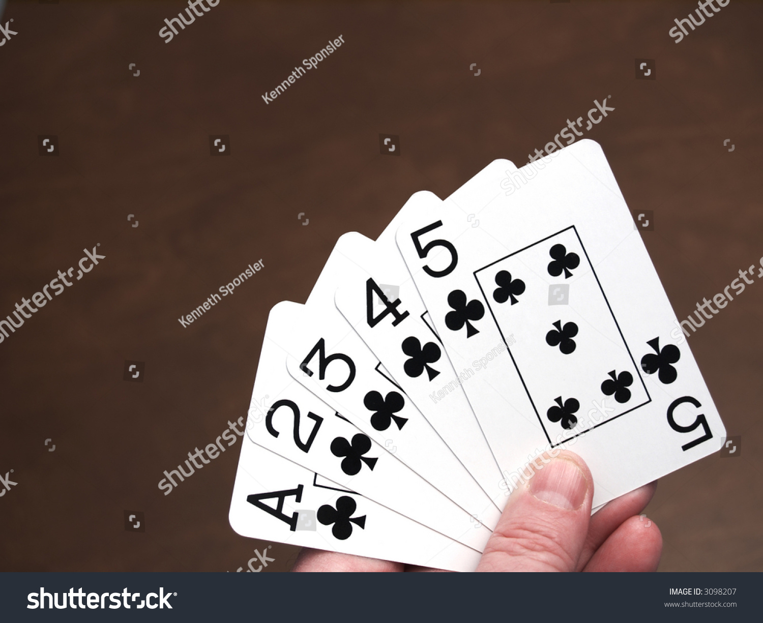 Straight In Poker Ace