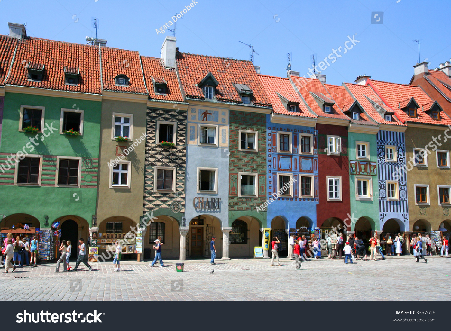 Poland Poznan Old Centre City Stock Photo 3397616 : Shutterstock