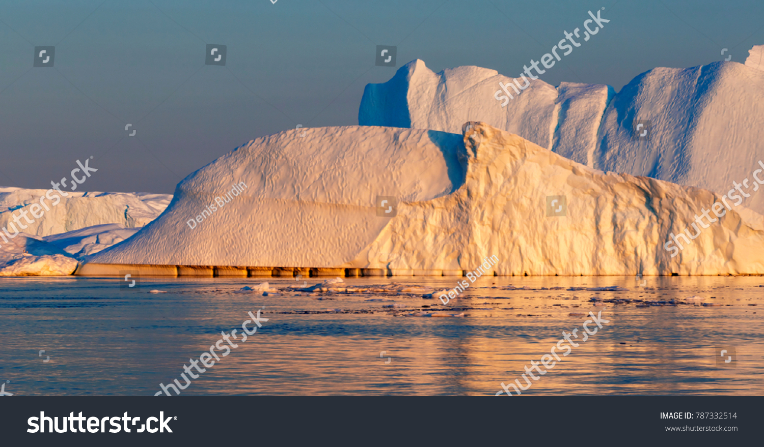 Polar Regions Earth Icebergs Various Forms Stock Photo 787332514 ...