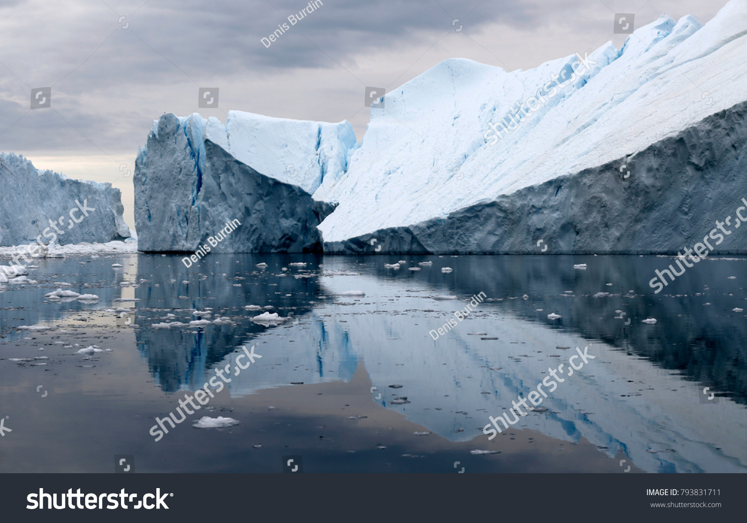 Polar Regions Earth Icebergs Various Forms Stock Photo 793831711 ...