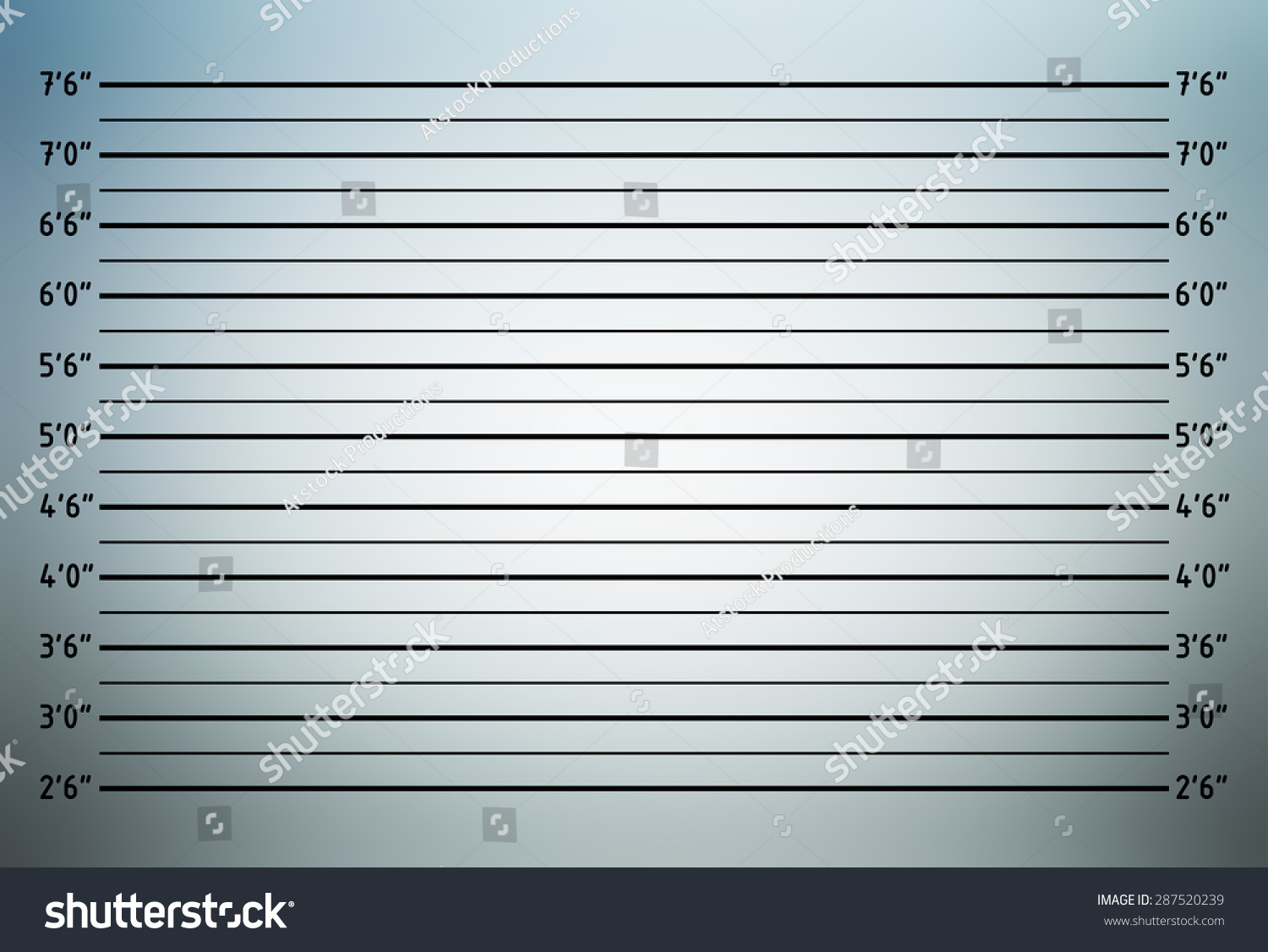 Police Lineup Mugshot Background Inch Unit Stock Illustration 287520239