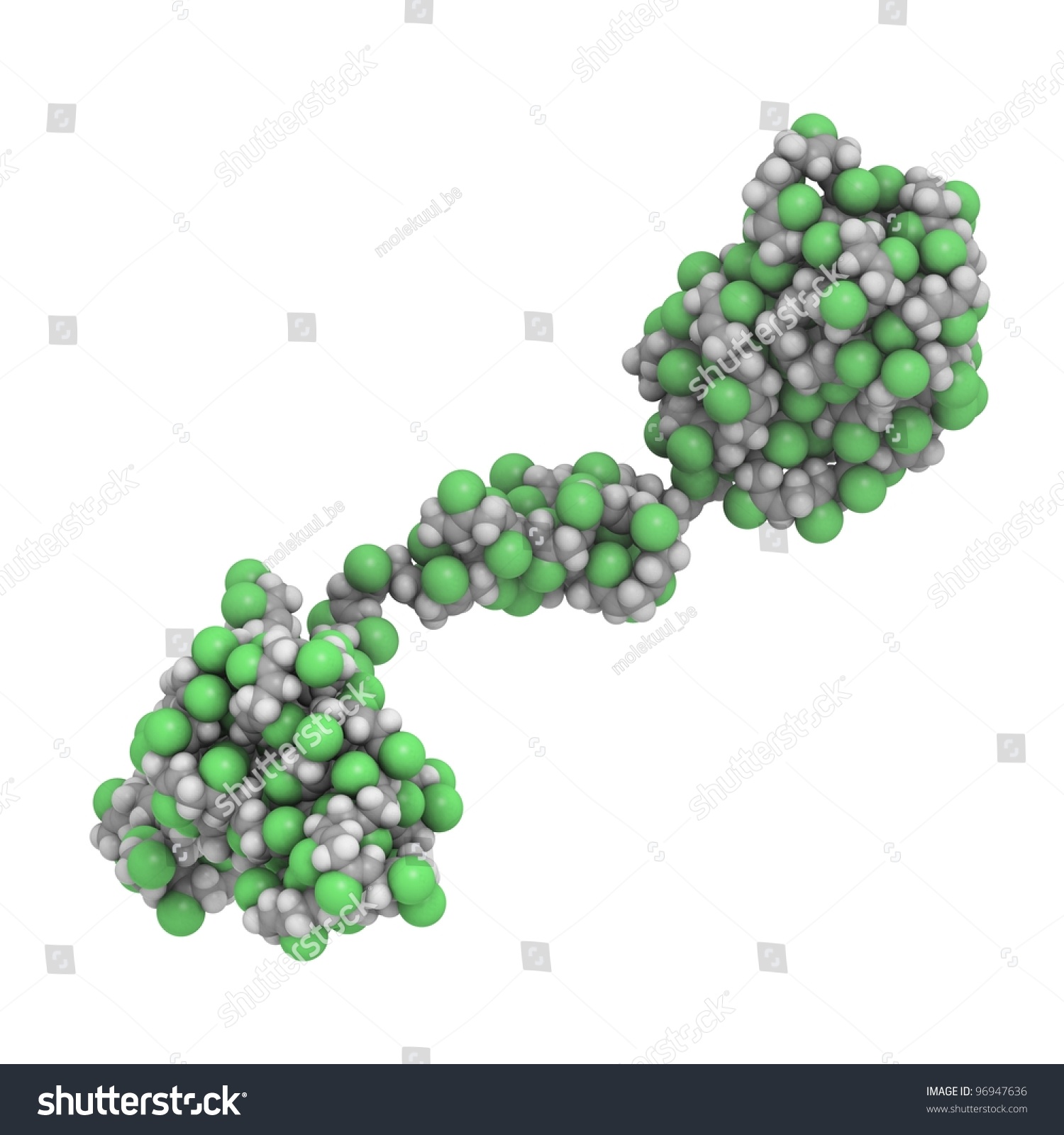 Polychloroprene Neoprene Plastic Molecule Chemical Structure Stock Illustration 96947636